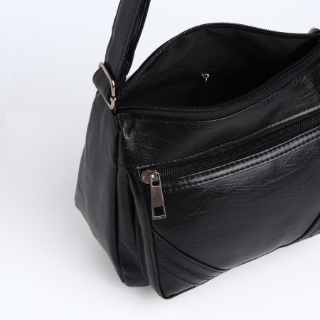 Women's bag with lightning, black color-4
