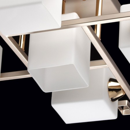 Tetro ceiling chandelier, 5x60W E14, metal 65x65x20 cm-3