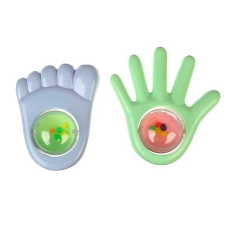 Set of rattles "Tenderness: Handles", 2 pcs., Baby me-1