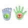 Set of rattles "Tenderness: Handles", 2 pcs., Baby me
