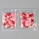 Set for decor of the Christmas ball with half -busin, red, mix