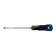 Screwdriver GROSS 12117, SL6.5x150 mm, S2, three -component handle