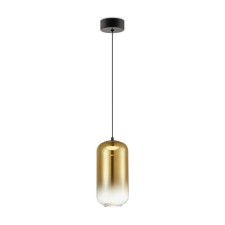 Suspension lamp Freya Fr6134PL-L4G IDOL, 100x100x3250 mm, LED, 4W, 500LM, 3000K, matte black black color