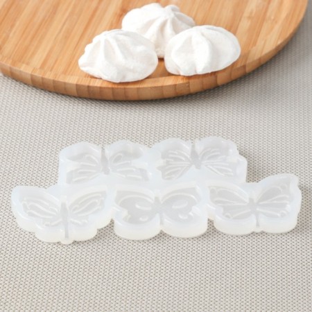 Silicone Mold for candies and chocolate "Butterflies", 5 × 3.5 cm, the color is transparent-2