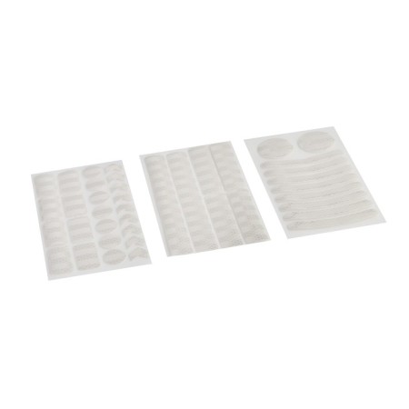 A car sticker, reflective, white, set 40 pcs-1