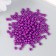 Glass beads 6/0 "gray-violet" 15 grams