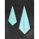 Terry towel Sofi de Marko Love, 550 g, size 70x140 cm, menthol color