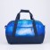 Lightning fitness bag, external pocket, blue color
