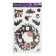 Vinyl stickers on the windows "New Year's Wreath", reusable, 20 x 34 cm, New Year