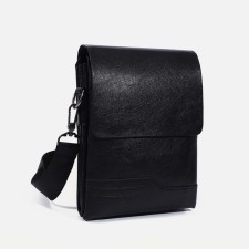 Male bag, black color