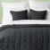 Set "Jerry": a blanket 230 x 250 cm, pillowcase 45 x 45 cm - 2 pcs, color wet asphalt