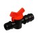 The control valve, external thread 3/4 ", for the hose 1" (25 mm), plastic