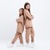 Kids (hoodies, trousers) minku beige color, height 158 ​​cm