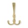 Furniture hook Cappio pigtail, three -rod, color gold