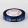 Satin tape with Tyznets, 15 mm, 18 ± 1 m, dark blue color/silver No. 120