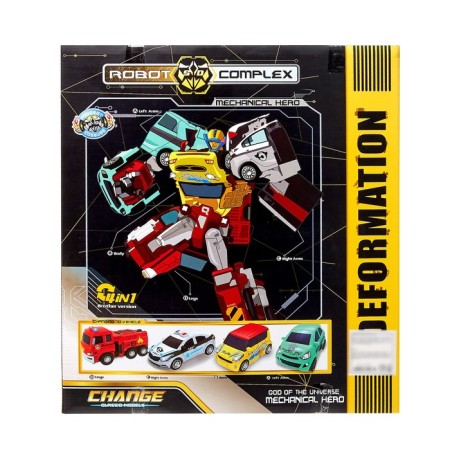 The set of robots "Megabot", transforms, collects from four robots-5