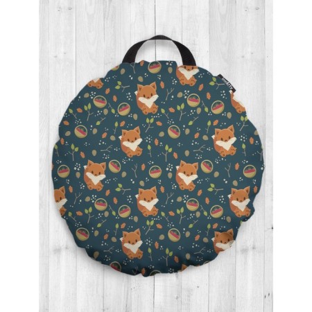Pillow Siddle "Classes in the Forest", decorative, d = 52 cm