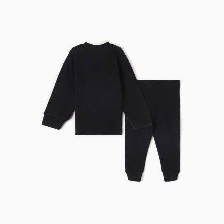 Kit for children's thermo (jumper, pants) minku, black color, height 80-86 cm-6