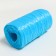 Yarn "for knitting mochecks" 100% polypropylene 300m/75 ± 10 g in the shape of a cylinder (blue)