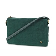 Women's bag (B2721-04140) Artificial leather + suede, green, 1x210x26 cm