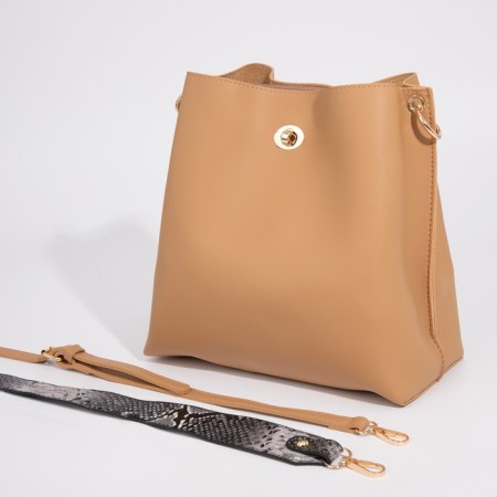 Cross-Bodi bag on fasteners, redhead color-3