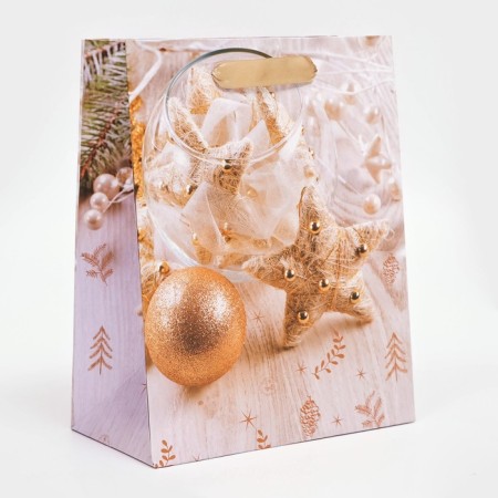 Gift, laminated, "gold" package, 18 x 23 x 10 cm-1