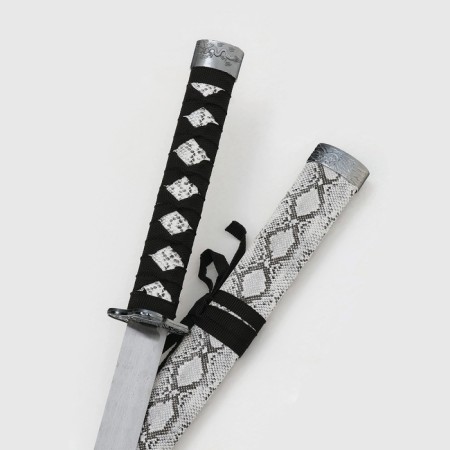 Suv. Product Katana 3V1 on a stand, scabbard leatherette, gray snake 47/70/89cm-4