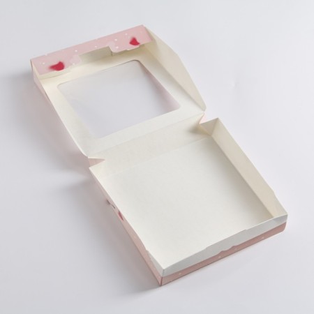 Folding box "Origami hearts" 20 x 20 x 4 cm-1