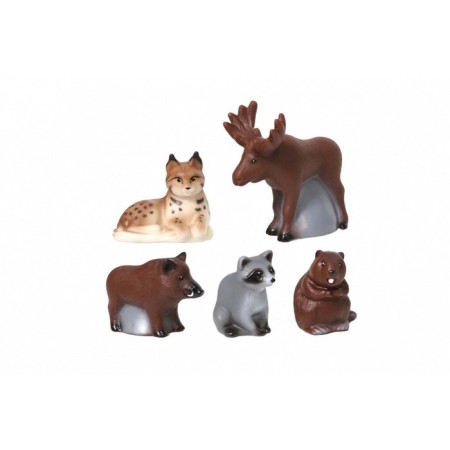 Set "Animals Tags and Forests", 5-9 cm