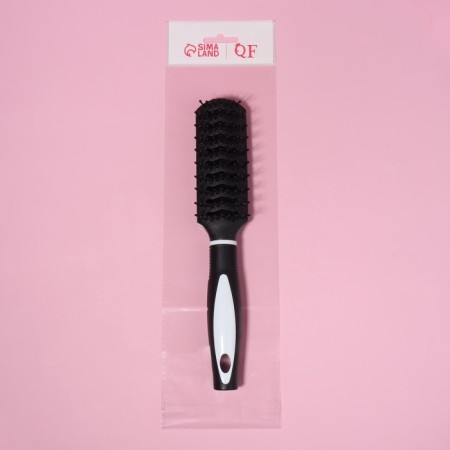 The comb is massage, ventilated, 4 × 23.2 cm, black/white color-4