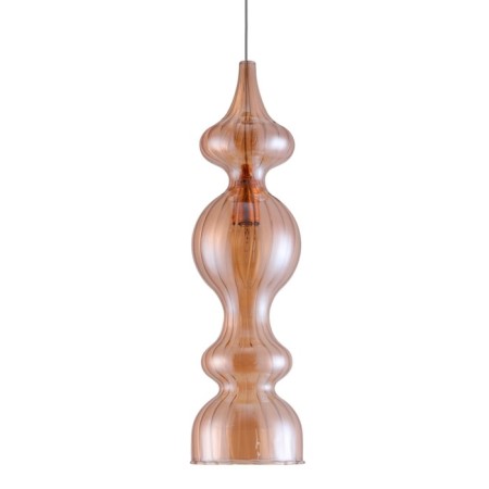 Suspended lamp Crystal Lux, Iris 2070/201, E14, 1x60 W, 47x13x13 cm, Golden Color-2