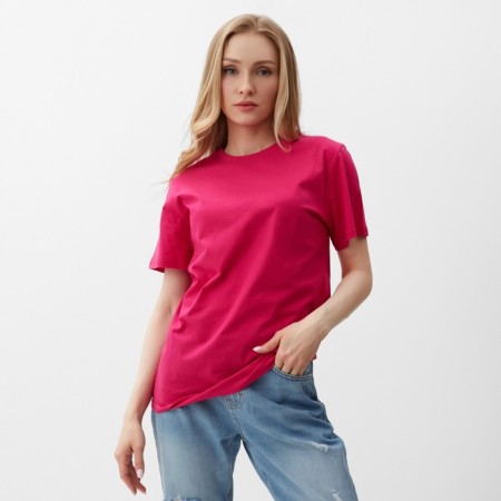 Women's T -shirt, Fuchsia color, size 48-3