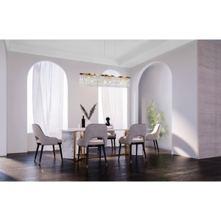 Ceiling light MayToni Dia005CL-06G, 6HE14, 60W, 45x45x25 cm, color gold-2