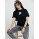 Female T -shirt, size XS, black color