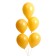 Latex ball 12 ", pastel, set of 25 pcs., Complete-yellow color (mango)