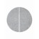 Pillow-ring orthopedic, size 50x50x9 cm, gray color