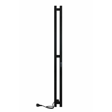 Electric towel Indigo Style Pro, 1200x100 mm, hidden installation, black-1