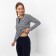 Female homemade set (jumper/pants), blue color, size 46
