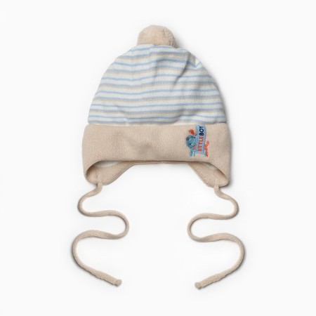 Children's hat, beige color, size 36-38