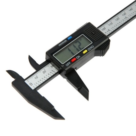 Electronic scrap standard, with a depthmer, plastic, 150 mm-9