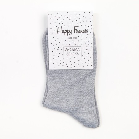 Women's socks, gray color, size 23-25-4