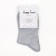 Women's socks, gray color, size 23-25