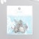 Decor Metal for creativity "Angel in prayer" (A36344) 1.6x0.8 cm