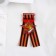 Icon with St. George ribbon on Victory Day "May 9", wood, 4.6 x 5.7 cm