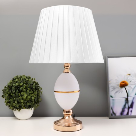 Sallery light lamp E27 40W white-gold 30x30x50 cm