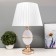 Sallery light lamp E27 40W white-gold 30x30x50 cm