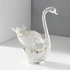 A set of 6 pcs of souvenir spoons with a bow 