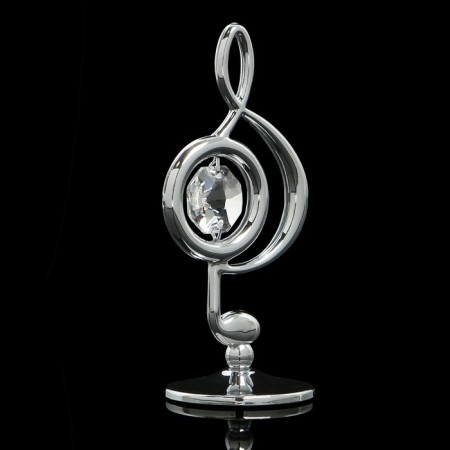Souvenir "Violin key", 3 × 3.6 × 7.8 cm, with crystals-3
