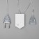 Garland “fringe” 2.4 × 0.9 m with nozzles “Christmas tree”, IP20, transparent thread, 138 LED, white glow, 8 modes, 220 V
