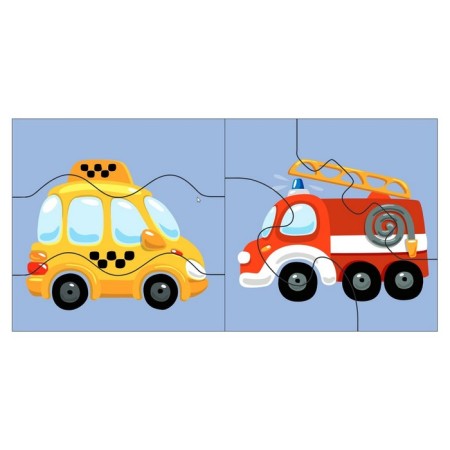 Puzzles Sig-Zag "Technique and Transport", 18 elements, Far Far Land Wood-1